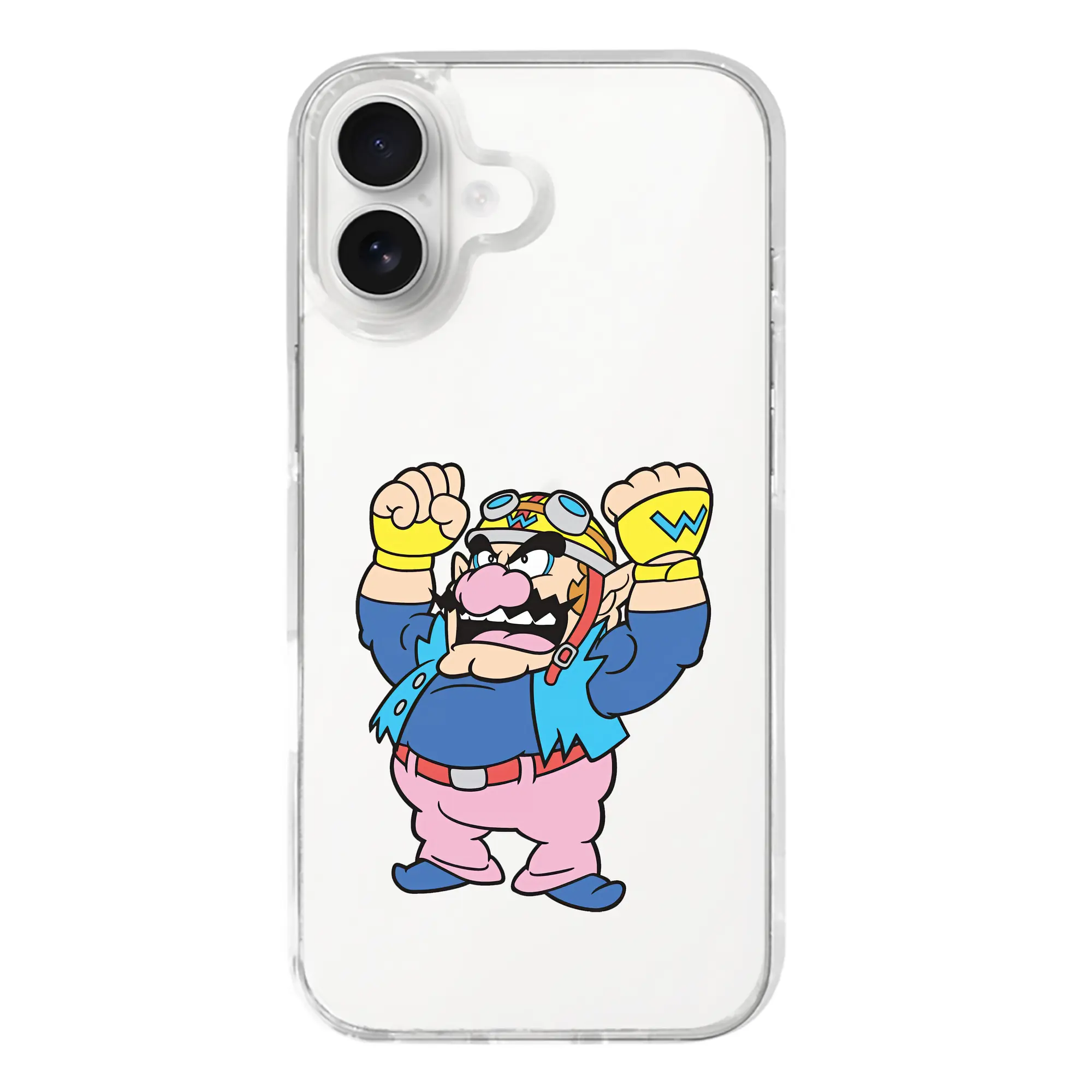 マリオ グッズ ワリオ - iPhone 17シリーズ 透明スマホケース – 薄型・耐衝撃・精密フィット保護カバー